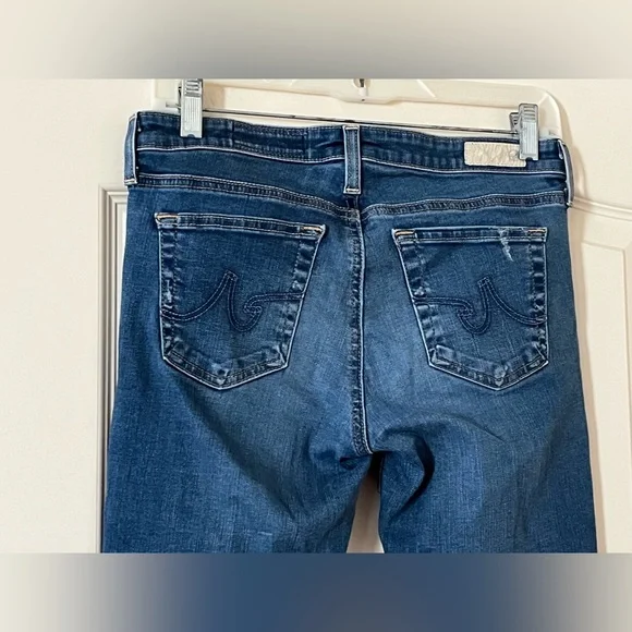 Ag Adriano Goldschmied Designer Skinny Jeans Medium Wash Ankle Length - Picture 5 of 16